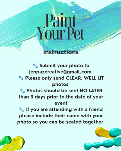 Paint Your Pet Pumkin Edition 10/16 @ SK PAWPRINTS