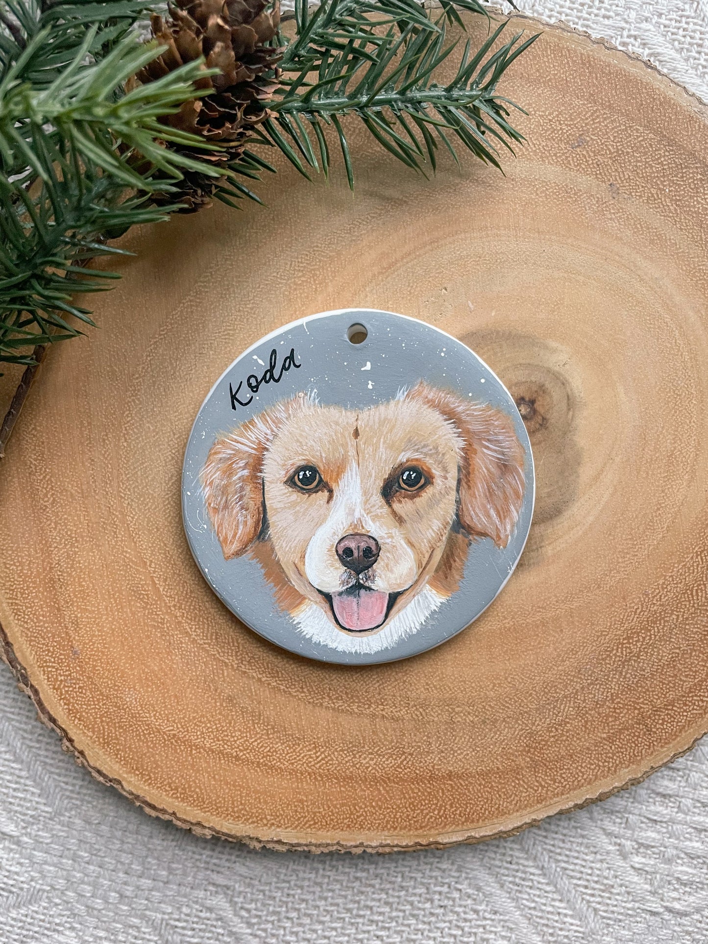 Pet Portrait Ornament