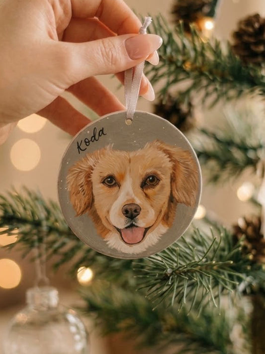 Pet Portrait Ornament